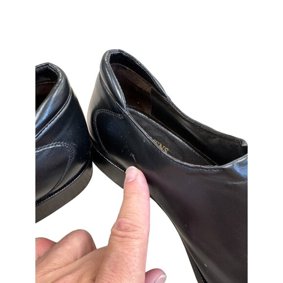 Donald J Pliner Mens Black Leather Slip-On Loafers Size 10.5M SKU 7476 main image 7